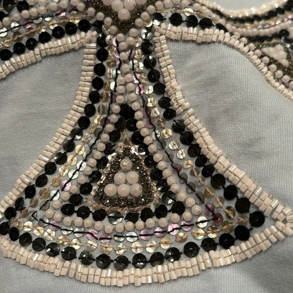 Twisted Heart woman's light blue hooded with a jeweled emblem on the back - Picture 15 of 16